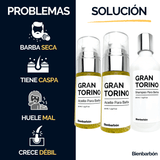 2 Aceites + 1 Shampoo Para Barba · Paquete 3 Piezas